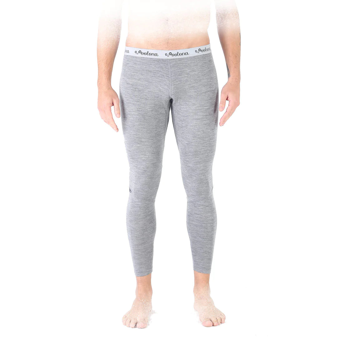 Męskie legginsy termoaktywne Patch ze 100% wełny merino 195 g/m²