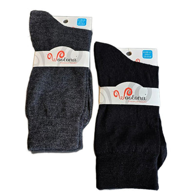 Skarpetki biznesowe unisex z wełny merino noszone do garnituru